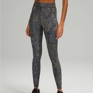 lululemon athletica Multicolor Patterned Leggings